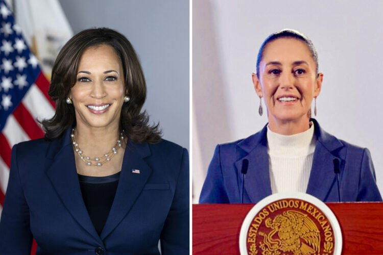 Kamala Harris y Claudia Sheinbaum